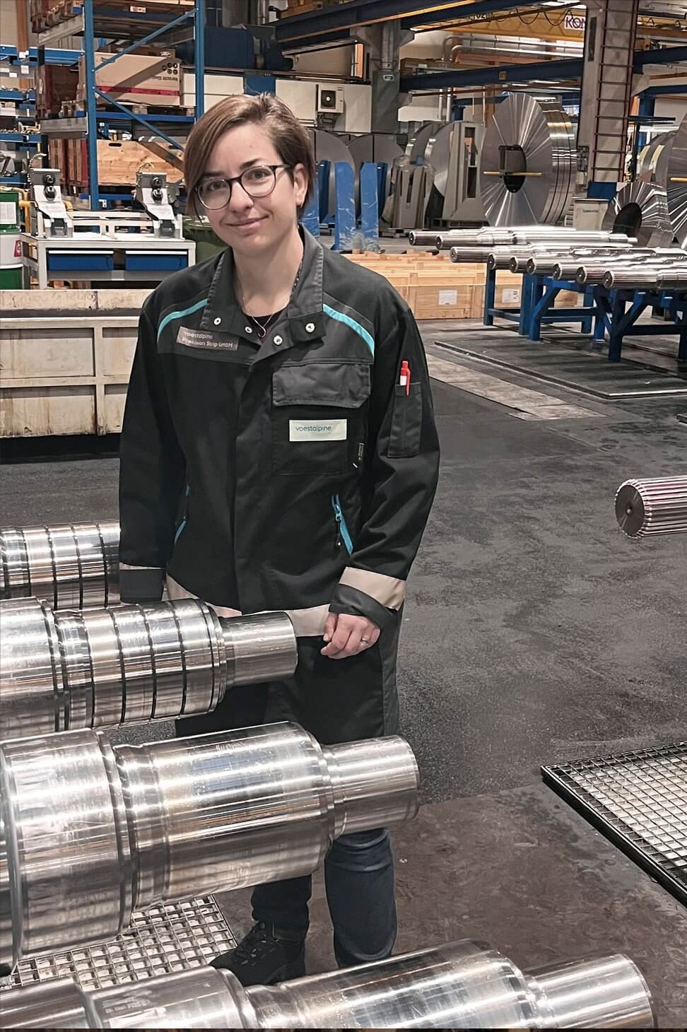 Angelika G., at the Kematen cold rolling mill of voestalpine Precision Strip