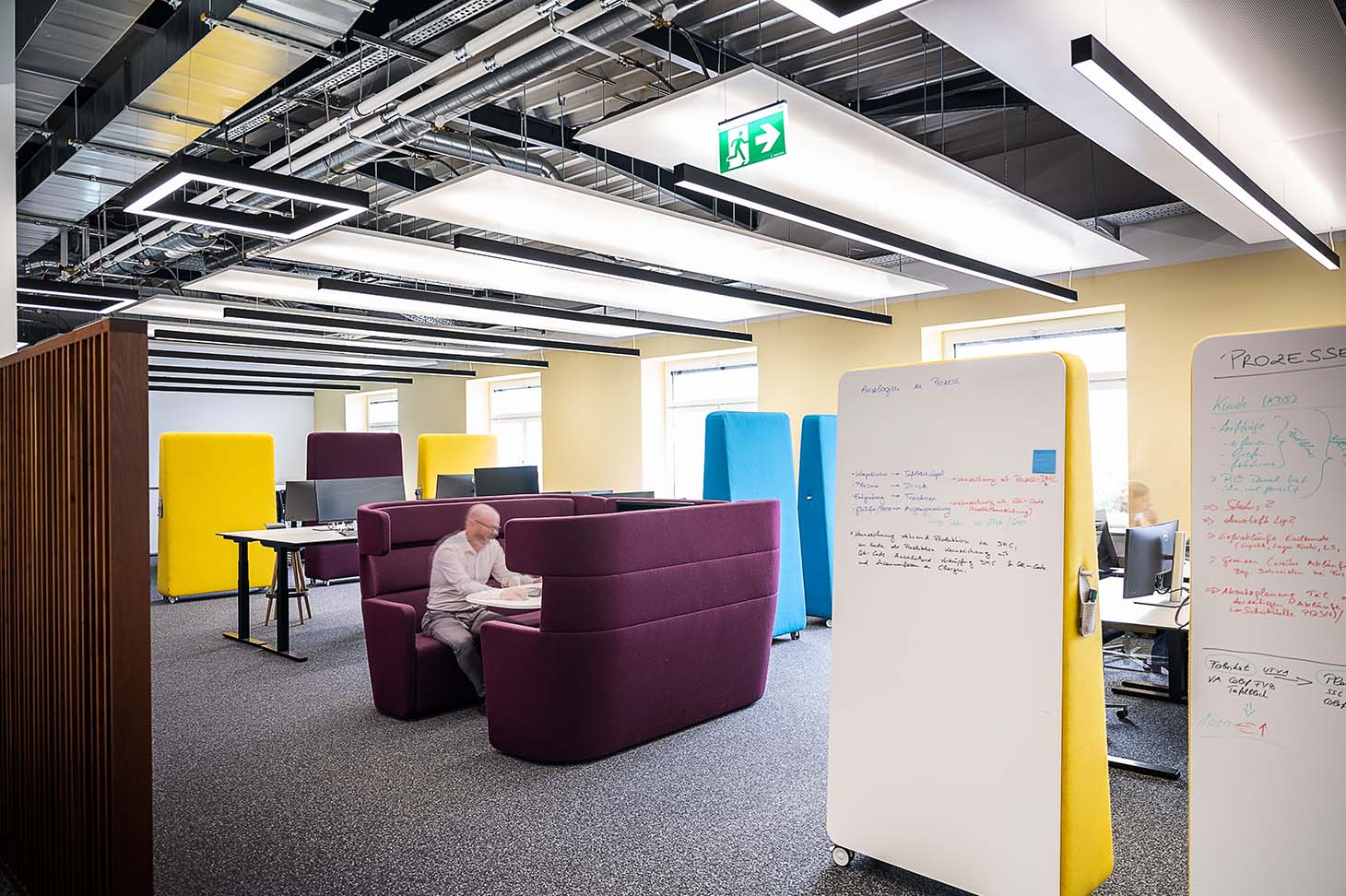 Inclusion voestalpine new business incubator area for meetings