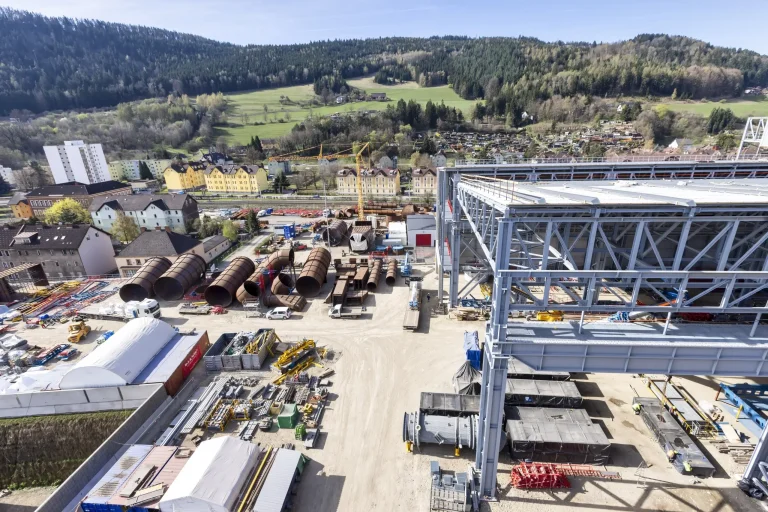 Baufortschritt mit Wirkung: greentec steel in Donawitz wächst nach Plan