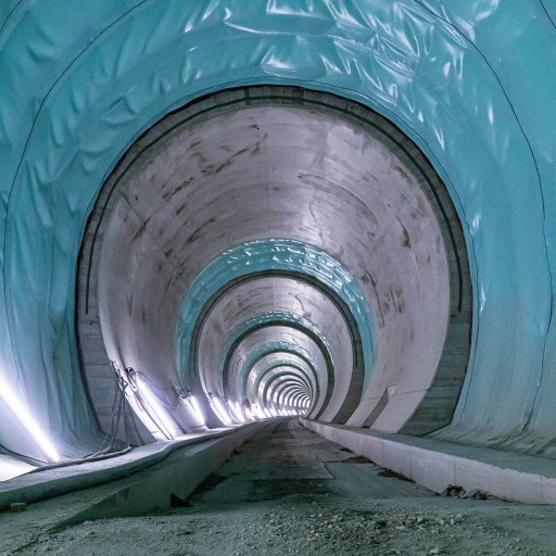 Semmering Basistunnel Beton Tunnelröhren