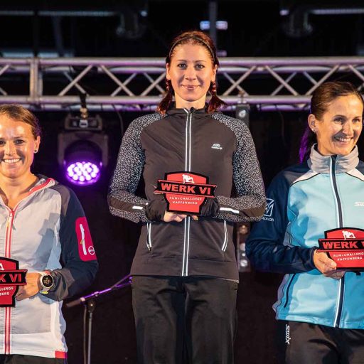 Siegerehrung der Damen des Werk VI Run und Challenge in Kapfenberg