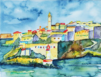 Rovinj, Aquarell, 30 x 40 cm