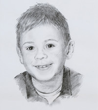 Lukas, Zeichnung, 40 x 30 cm