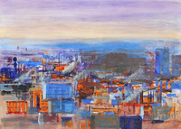 voestalpine, Mischtechnik, 40 x 50 cm