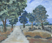 Weg, Acryl, 30 x 40 cm