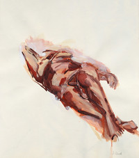 Akt, Acryl, 70 x 50 cm