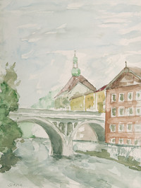 Slavik - Murau - Aquarell