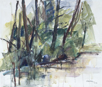 Vegetation, Mischtechnik, 50 x 40 cm