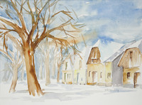 Zöchling - Winter - Aquarell