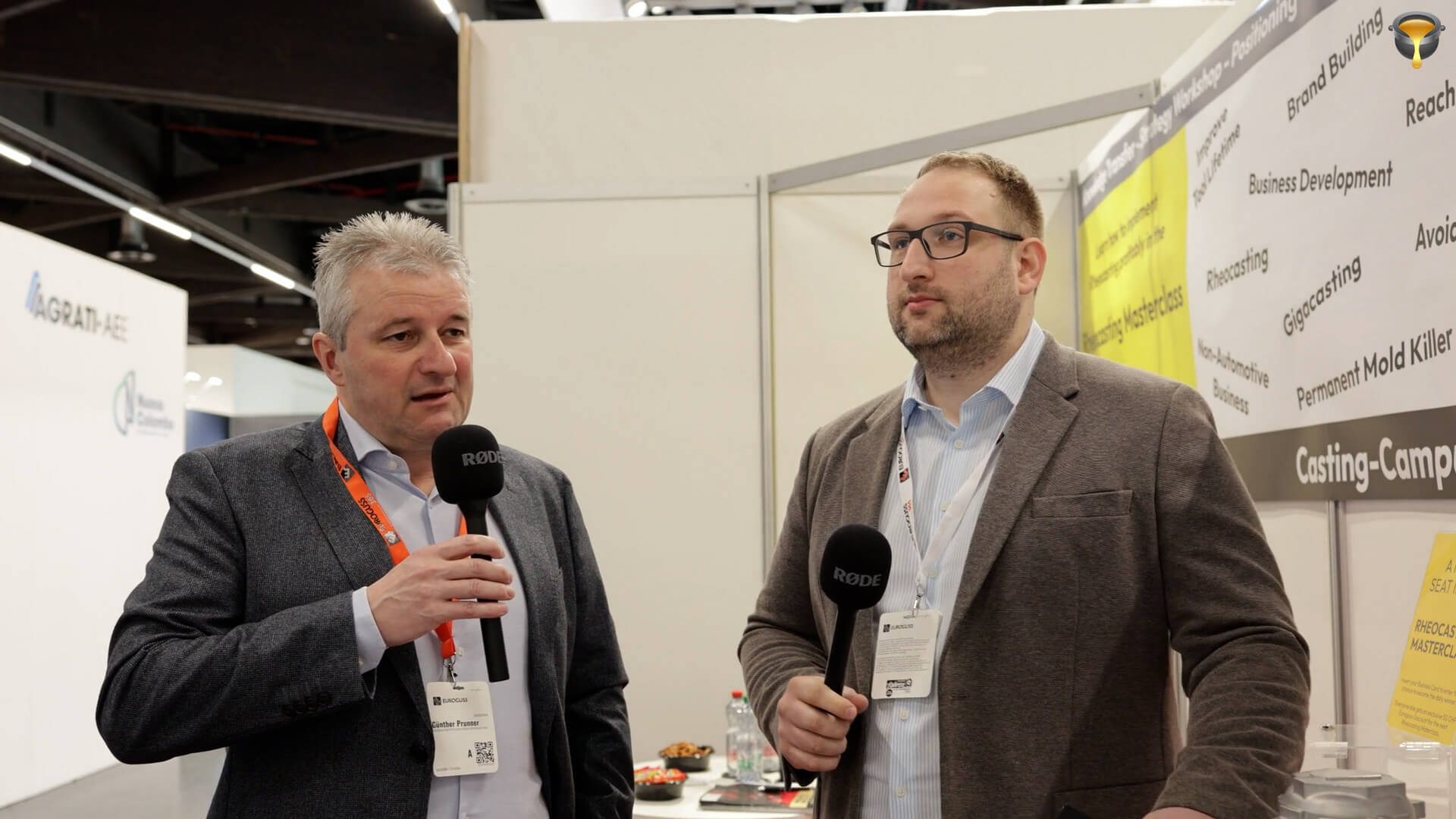 Günther Prunner from voestalpine HPM and Fabian Niklas from Goldcasting Podcast