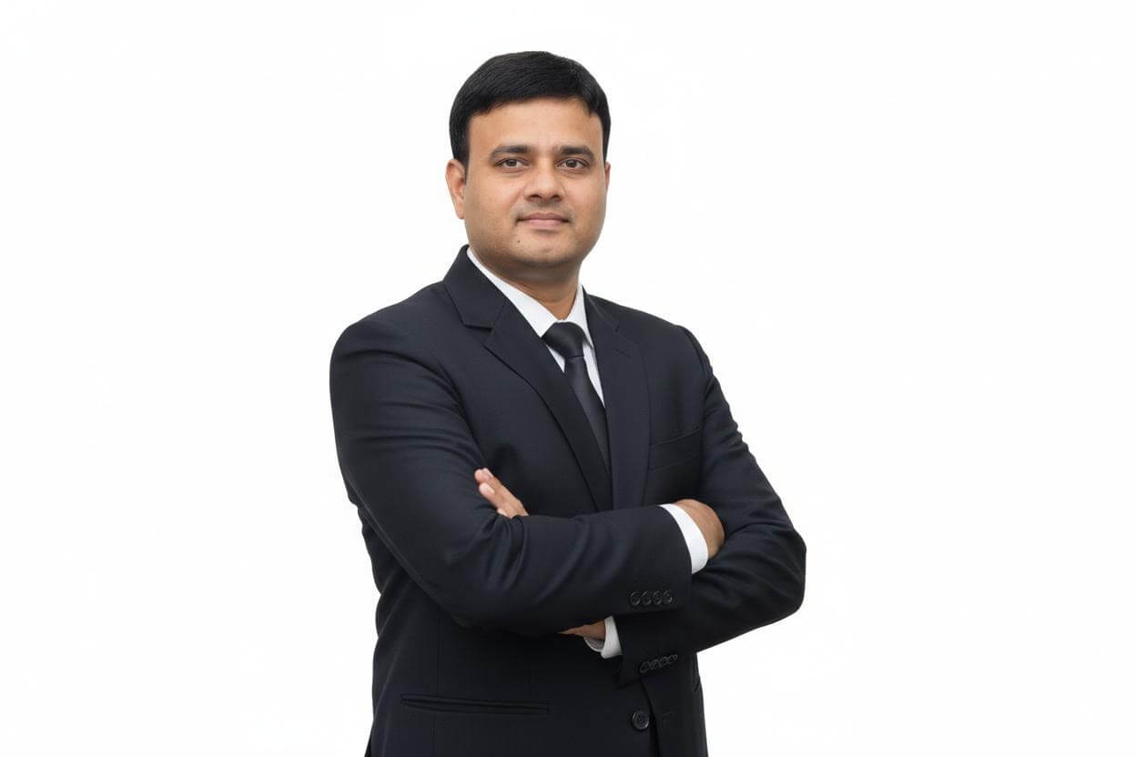 prashant-jadhav in suit and tie