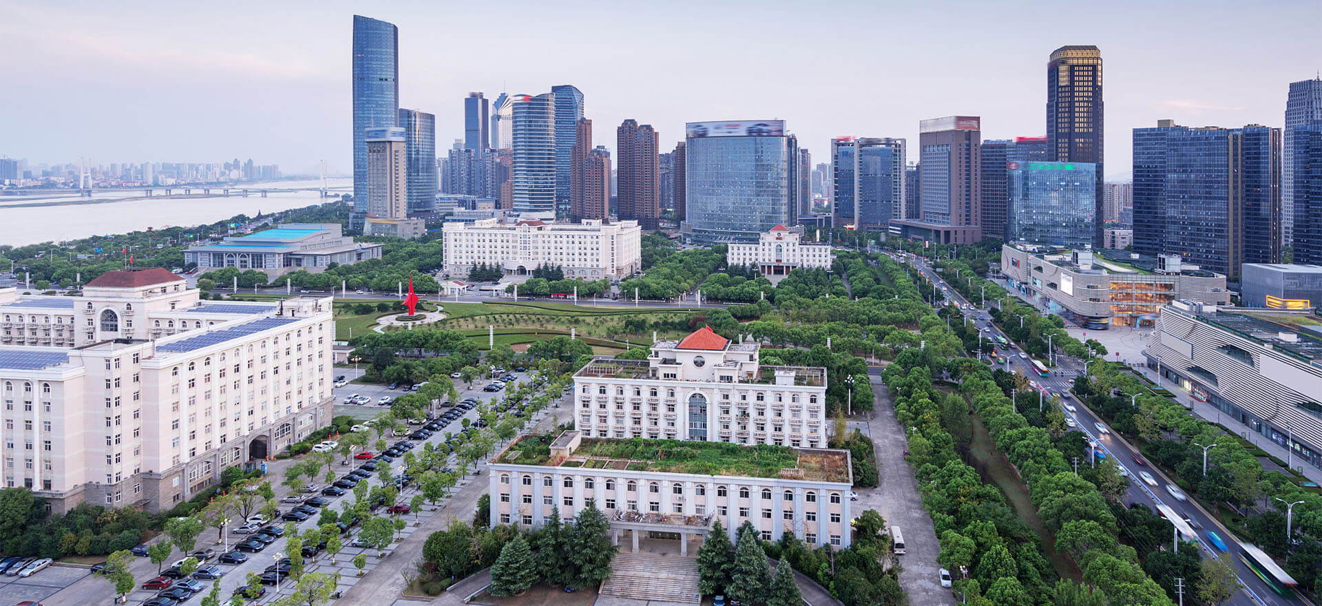 Beijing, China cityscape at the CBD