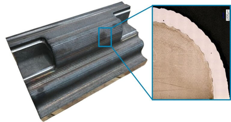 laser deposition welding surface details