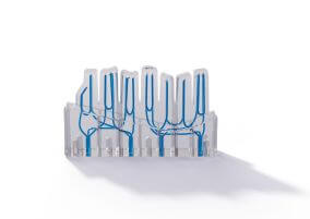 voestalpine AM tooling insert showing conformal cooling channels