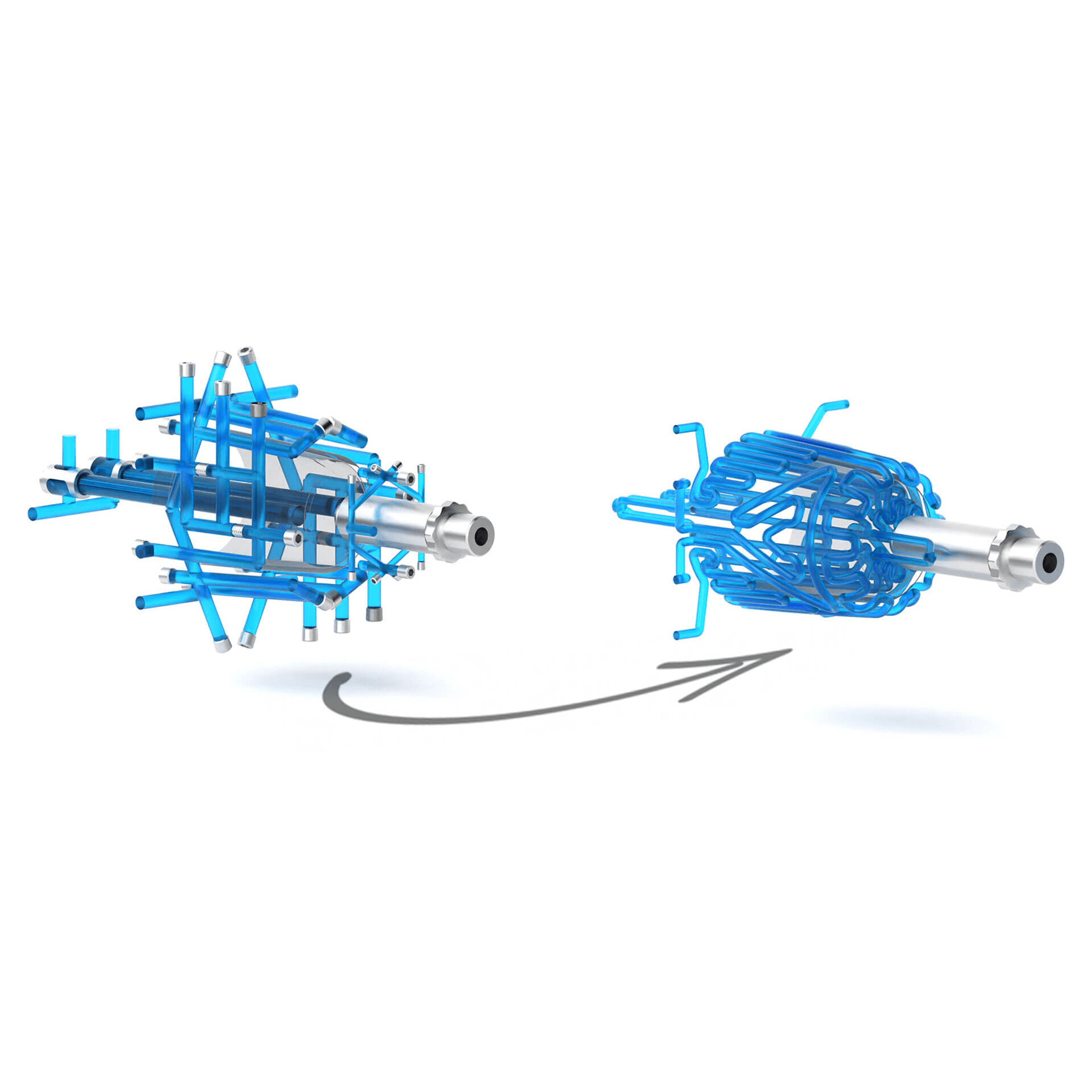 Conformal Cooling conventional vs additive 