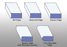 Steel Edge<BR>Conditioning<BR>/ Skiving-Standard egde configurations. Click to enlarge.