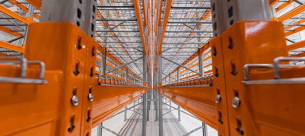 Interior view of the new sustainable steel structure