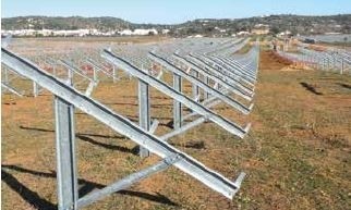 Steel profiles for solar mouting structures with driven piles