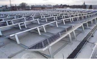 steel profiles for solar structures for rooftops