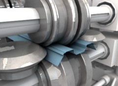 What is cold roll forming of steel profiles?