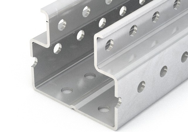 Steel profiles for storage systems
