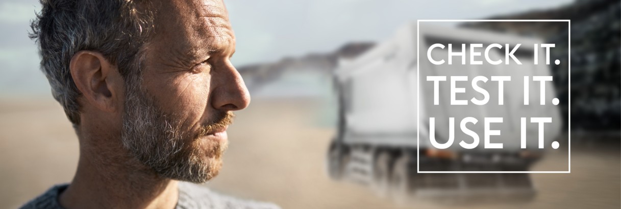 Header image featuring the slogan &ldquo;Check it. Test it. Use it.&rdquo; and the description &ldquo;durostat&mdash;premium wear-resistant steel&rdquo;