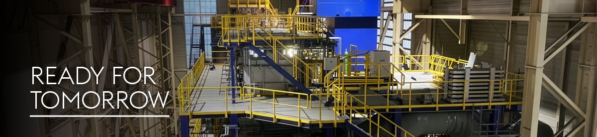 The hot-dip galvanizing lines at the Linz site shine in new splendor.