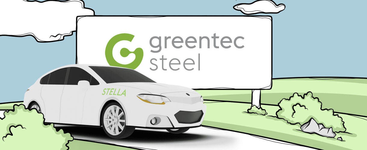 voestalpine bietet greentec steel mit reduziertem CO2-Fußabdruck.