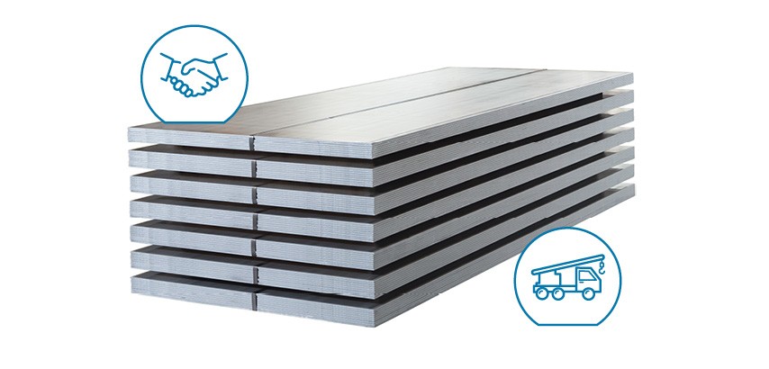 With modern cut-to-length and multiblanking systems, we produce sheets precisely and efficiently.