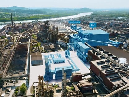 Ein Lichtbogenofen am voestalpine Standort in Linz, der 2027 in Betrieb genommen wird, ist ein technologisch entscheidender Schritt für die nachhaltige Stahlerzeugung mit bis zu 100 % Schrott.