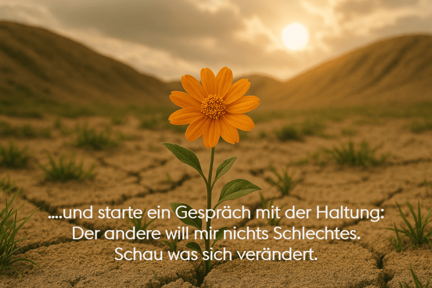 Sonnenaufgang, Seinboden, einzelne Grashalm, orangfarbene Blume