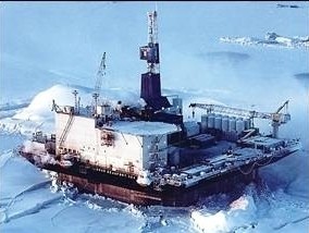 Plattform in der Arktis