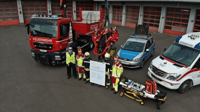 Gruppenbild Blaulichtorganisationen