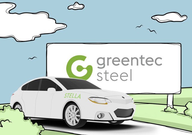 Kunden profitieren von der CO2-reduzierten Stahlerzeugung.