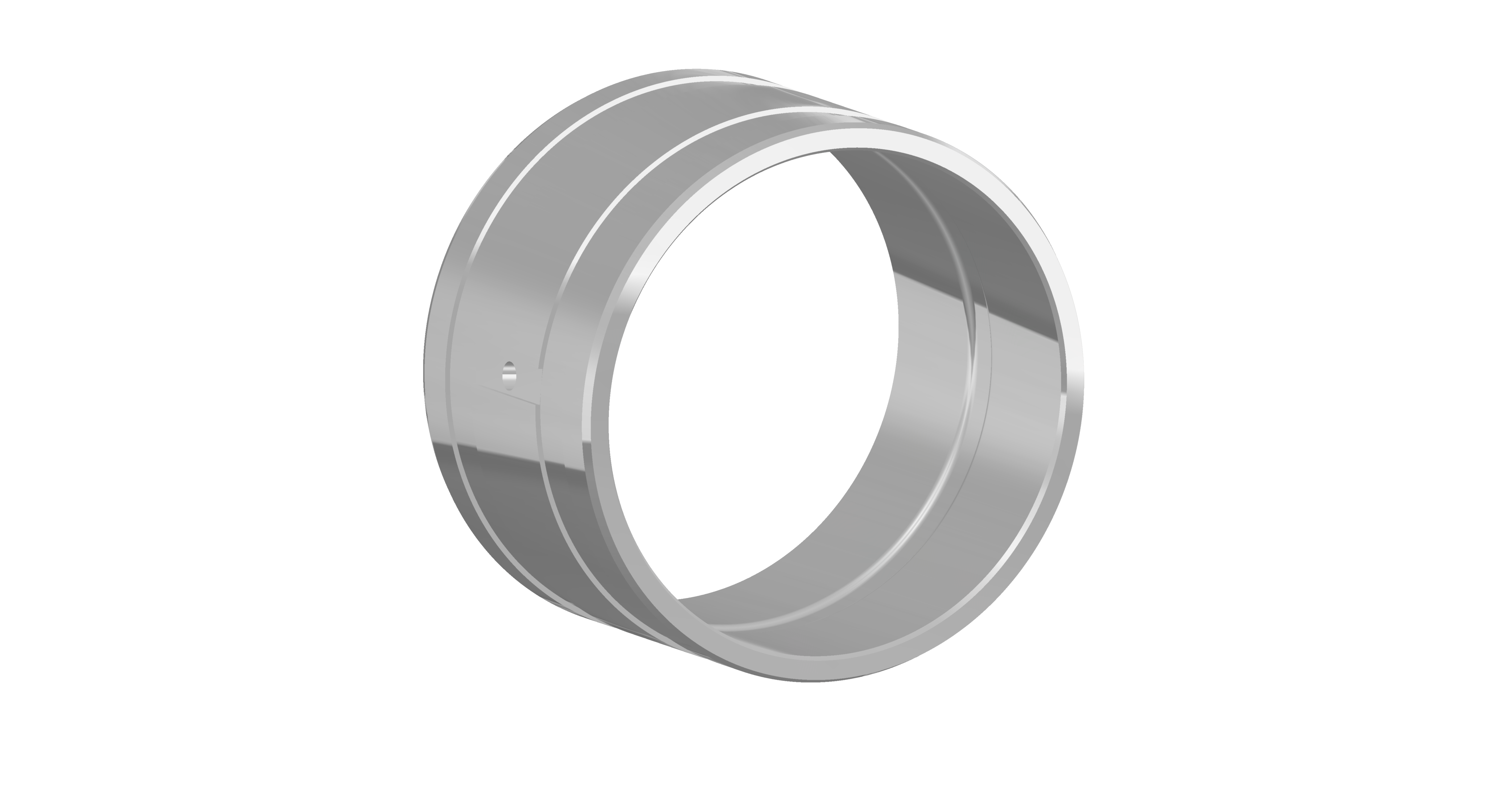 Buchse ohne Bund, Weißbronze, ZnAlCu-Legierung, white bronze alloy, bushing without flange