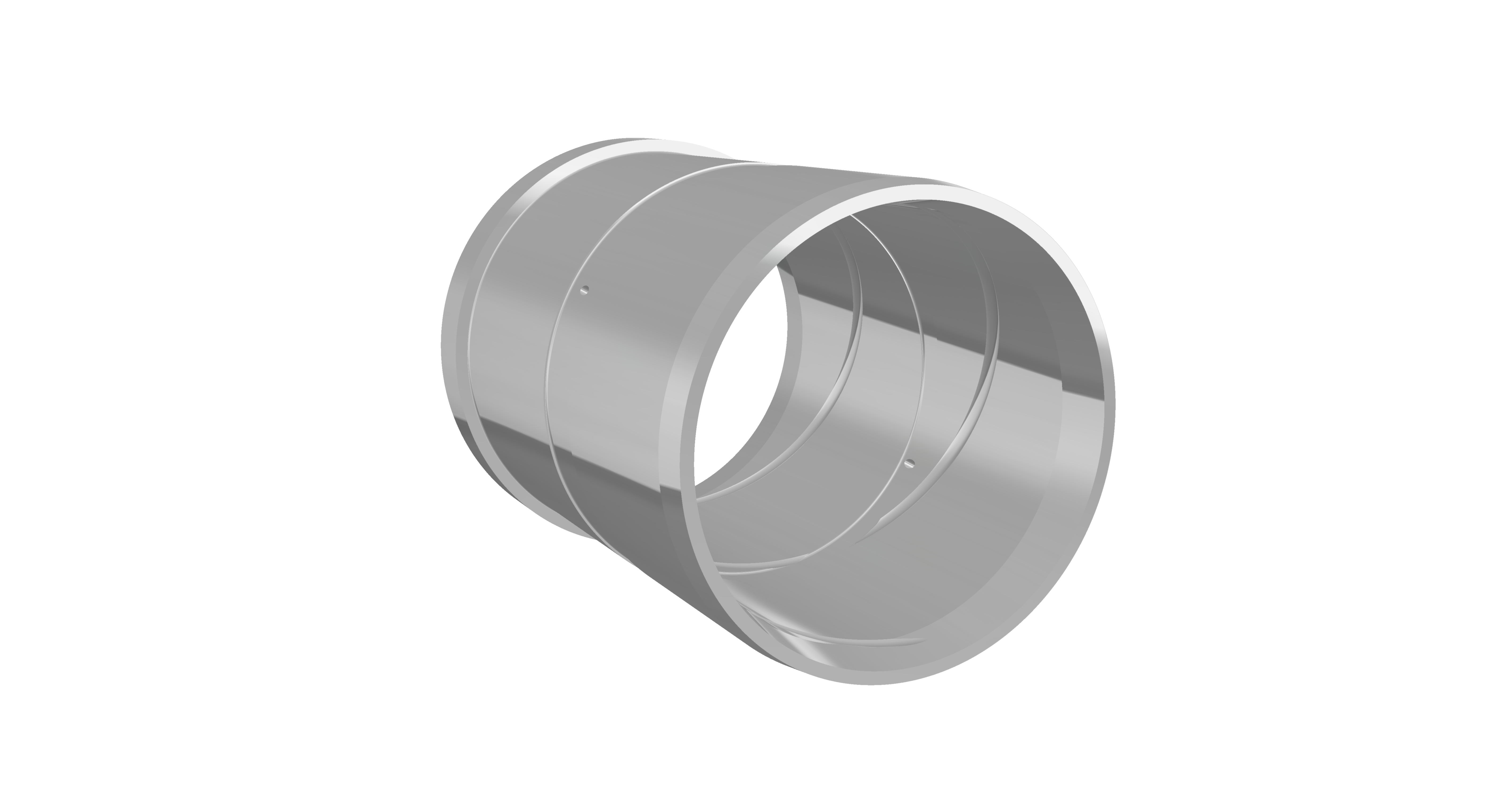 Buchse ohne Bund, Weißbronze, ZnAlCu-Legierung, white bronze alloy, bushing without flange