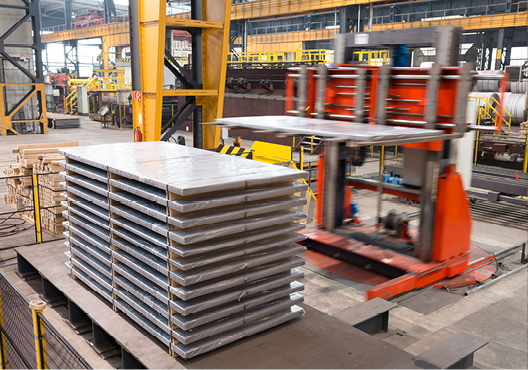 voestalpine ensures stable and reliable cut sheets.